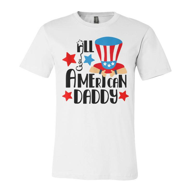 Mens All American Daddy - 4Th Of July  For Dad  Unisex Jersey Short Sleeve Crewneck Tshirt