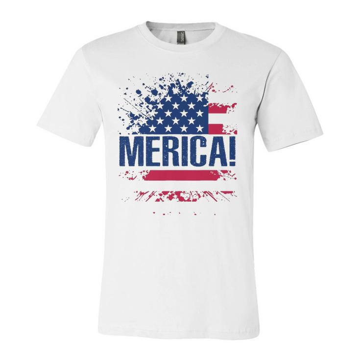 Merica S Vintage Usa Flag Merica Tee Jersey T-Shirt