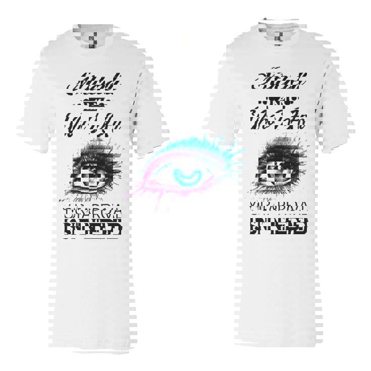 Mitchell Name Gift   Mitchell I Am Who I Am Unisex Jersey Short Sleeve Crewneck Tshirt