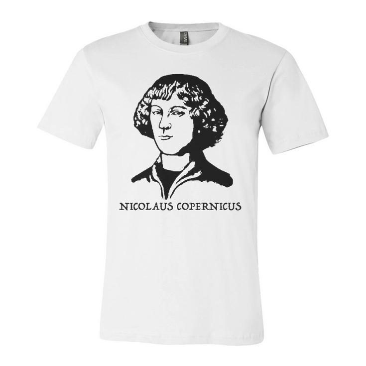 Nicolaus Copernicus Portraittee Jersey T-Shirt