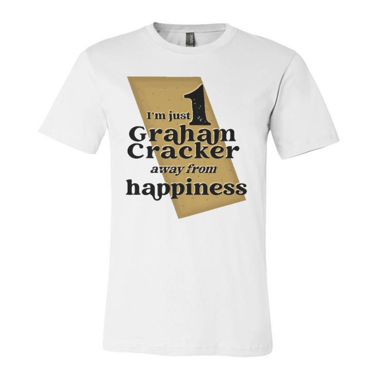 One Graham Cracker Happiness Graham Cracker Lover Jersey T-Shirt