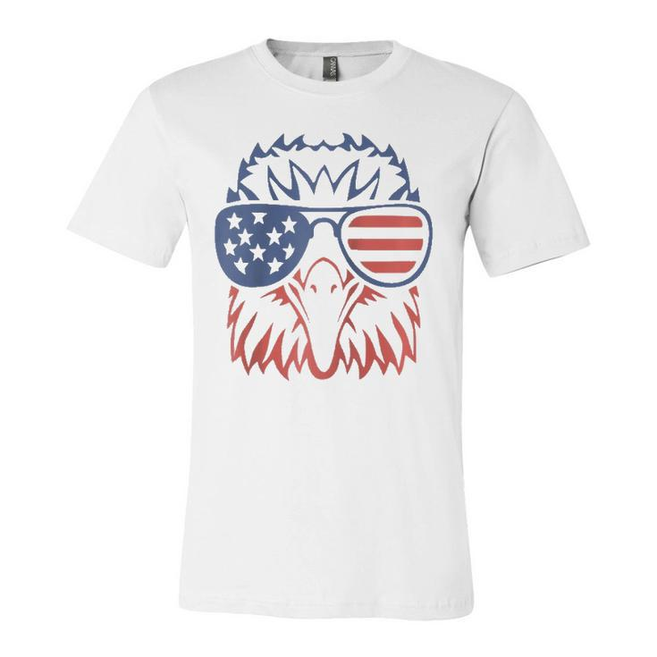 Patriotic Eagle 4Th Of July Usa American Flagraglan Baseball Jersey T-Shirt