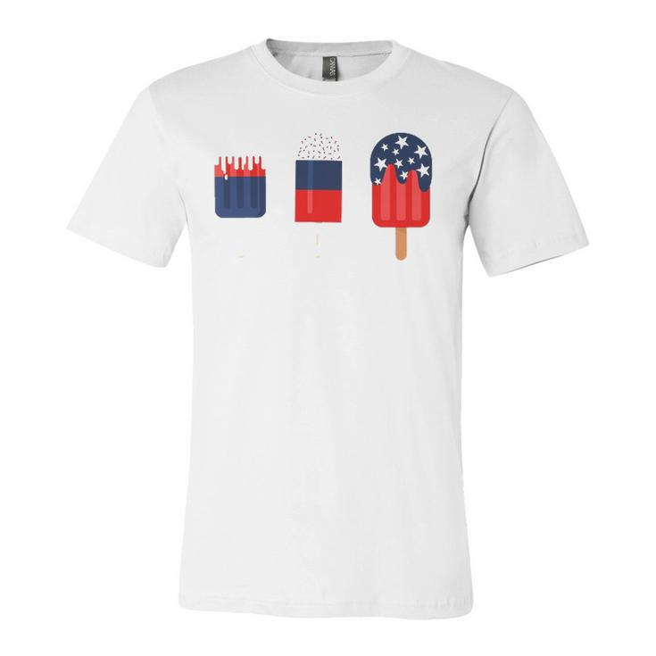 Patriotic S For 4Th Of July S Popsicle Jersey T-Shirt