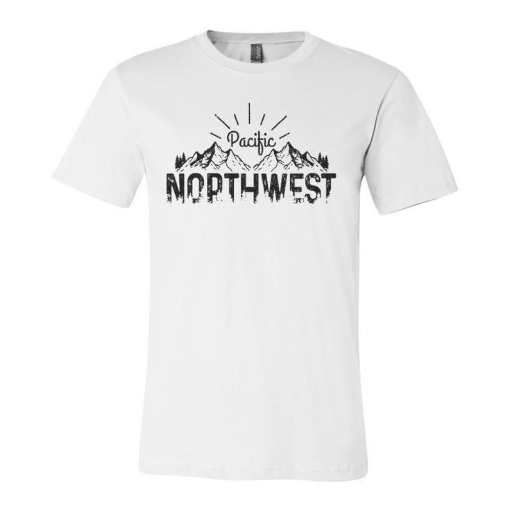 Pnw Pacific Northwest Vintage Oregon Washington Jersey T-Shirt