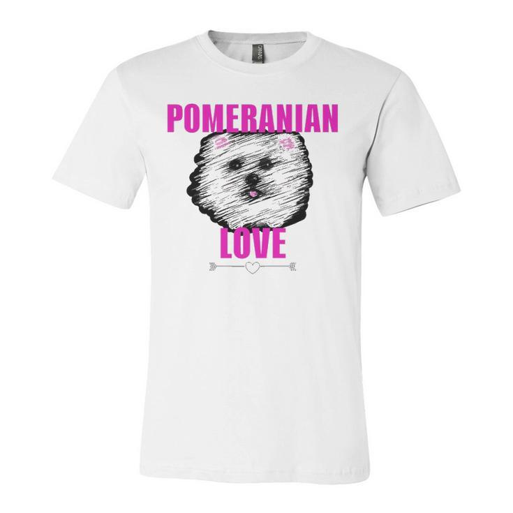 Pomeranian Dog Love Dog Owner Jersey T-Shirt