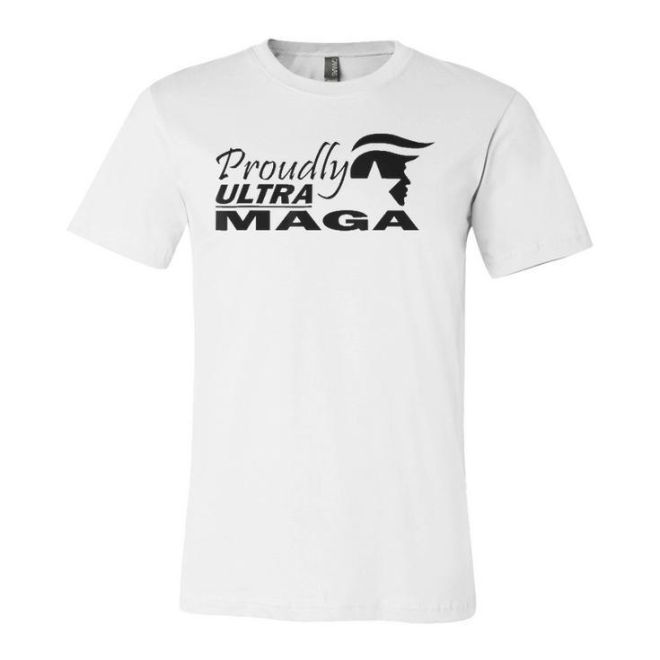 Proudly Ultra Maga Trump Anti Joe Biden Ultra Maga Jersey T-Shirt