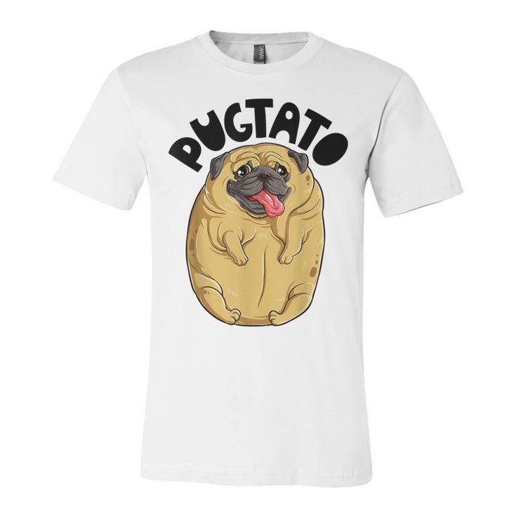 Pugtato Pug Potato Dog Lovers Costume Funny Meme Gifts Unisex Jersey Short Sleeve Crewneck Tshirt