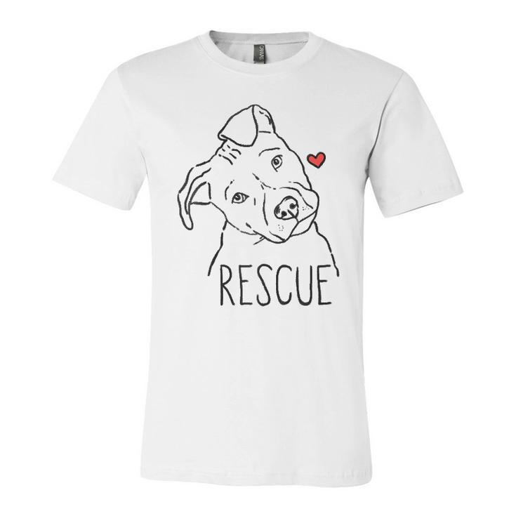 Rescue Dog Pitbull Rescue Mom Adopt Dont Shop Pittie Raglan Baseball Tee Jersey T-Shirt