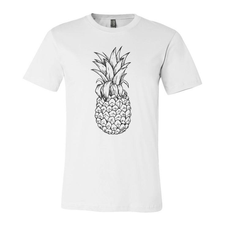 Retro Pineapple 80S Tropical Fruit Lover Jersey T-Shirt