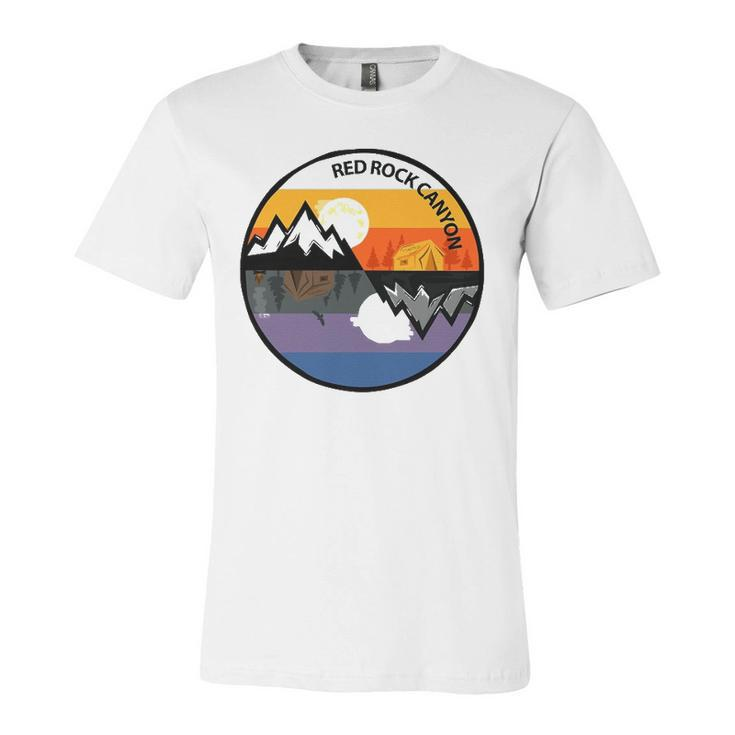 Retro Vintage Red Rock Canyon Souvenir Camping Jersey T-Shirt
