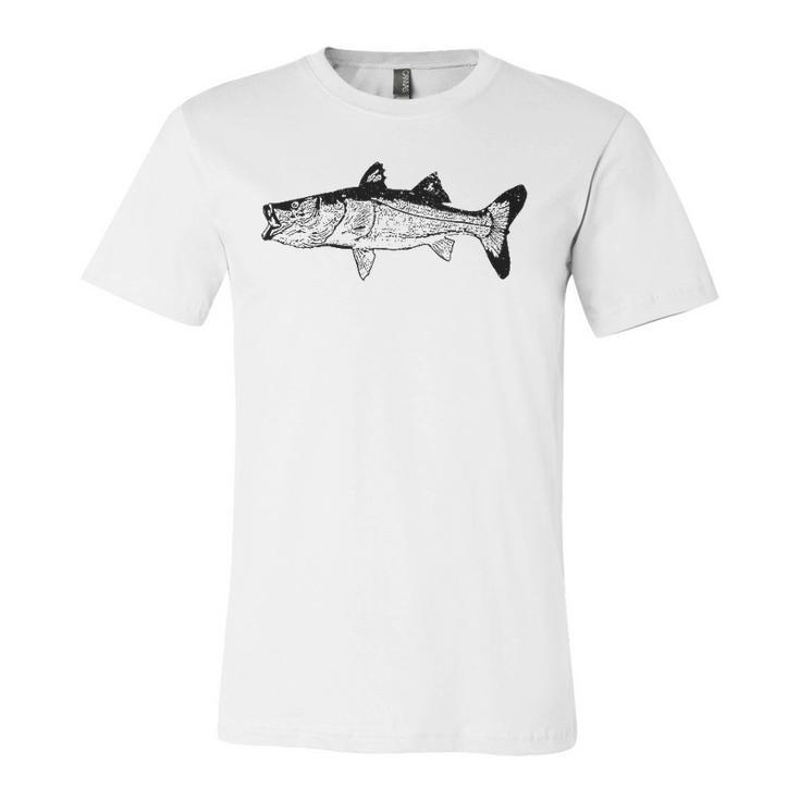 Snook Fish Portrait Cool Snook Fishing Jersey T-Shirt