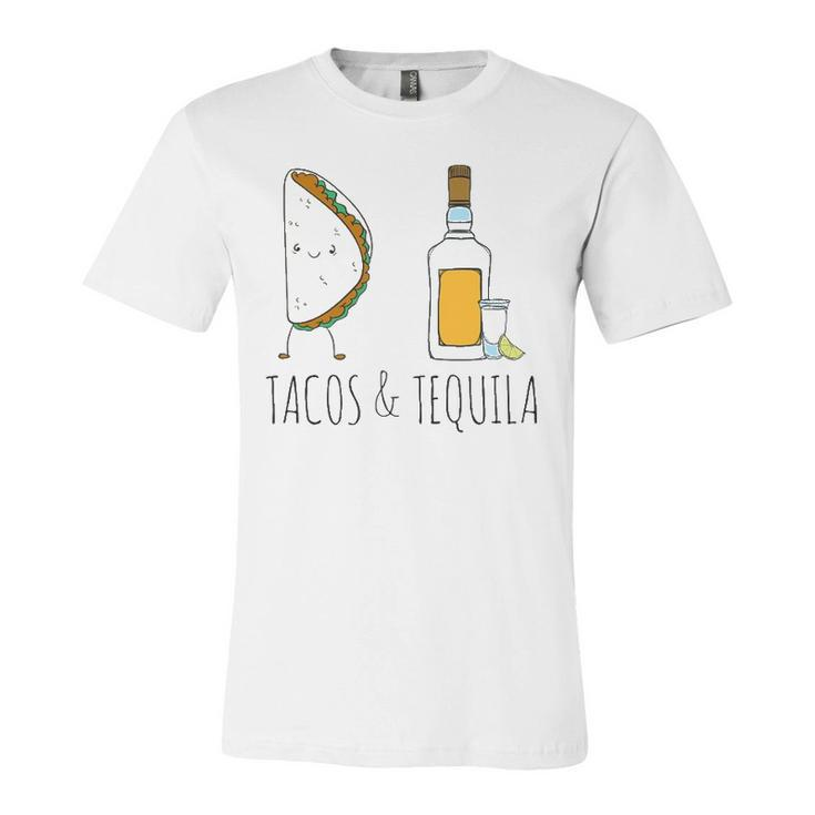 Tacos & Tequila Drinking Party Jersey T-Shirt