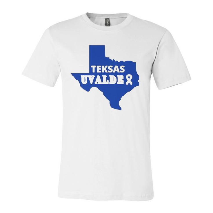 Texas Uvalde Pray For Texas Texas Map Jersey T-Shirt