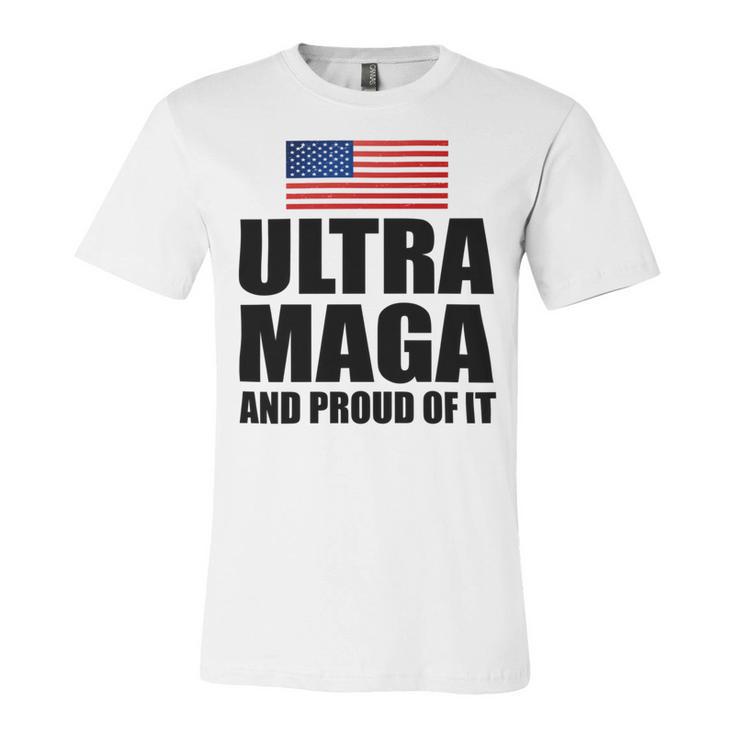 Ultra Maga And Proud Of It V8 Unisex Jersey Short Sleeve Crewneck Tshirt