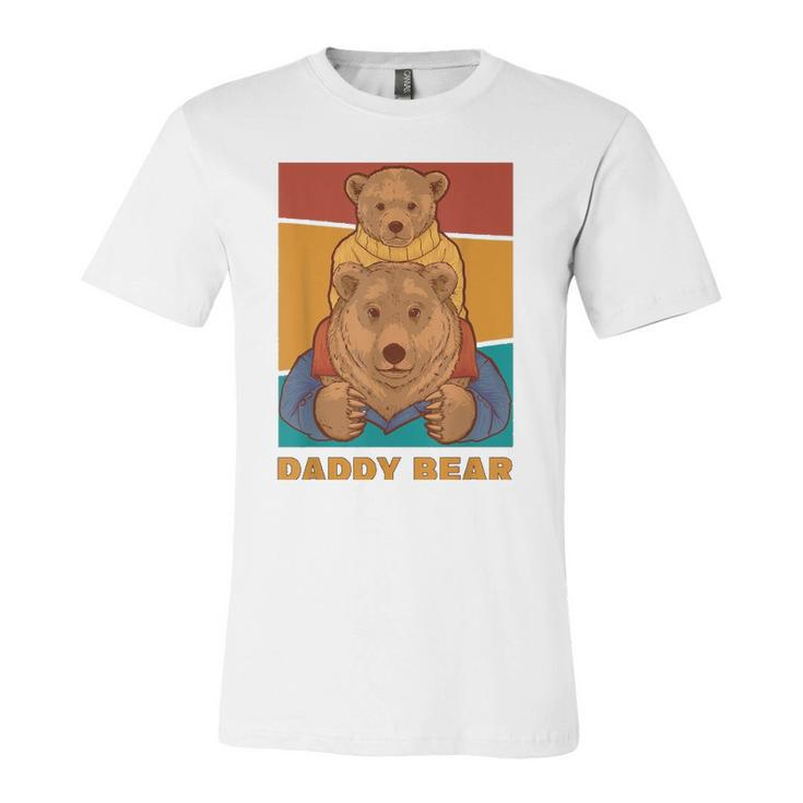 Vintage Retro Daddy Bear Lovers Jersey T-Shirt