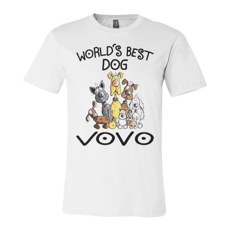 Vovo Grandpa Gift   Worlds Best Dog Vovo Unisex Jersey Short Sleeve Crewneck Tshirt