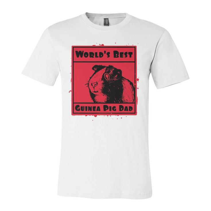 Worlds Best Guinea Pig Dad Jersey T-Shirt