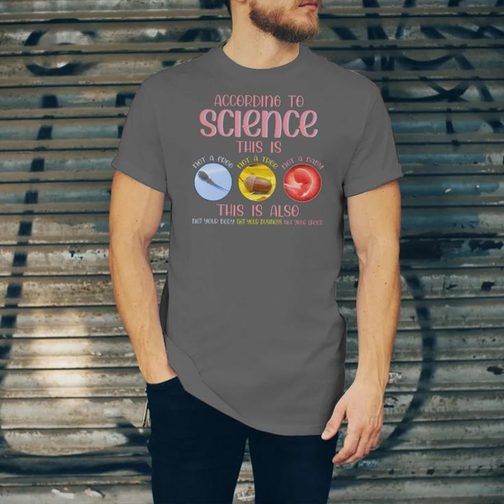 According To Science This Is Pro Choice Reproductive Rights Jersey T-Shirt