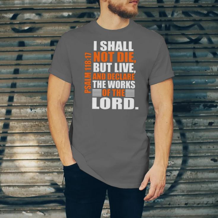 Christerest Psalm 11817 Christian Bible Verse Affirmation Jersey T-Shirt