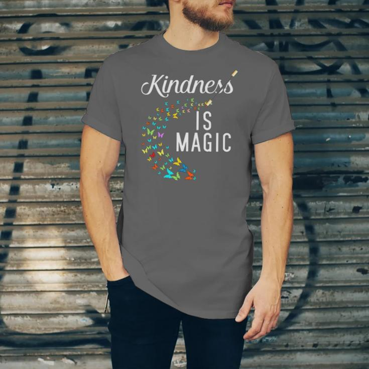 Kindness Is Magic Butterflies Kind Teacher Appreciation Jersey T-Shirt