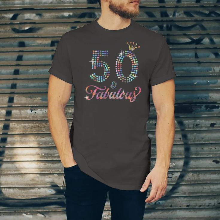 50 & Fabulous 1972 50Th Celebration For Ladies Jersey T-Shirt