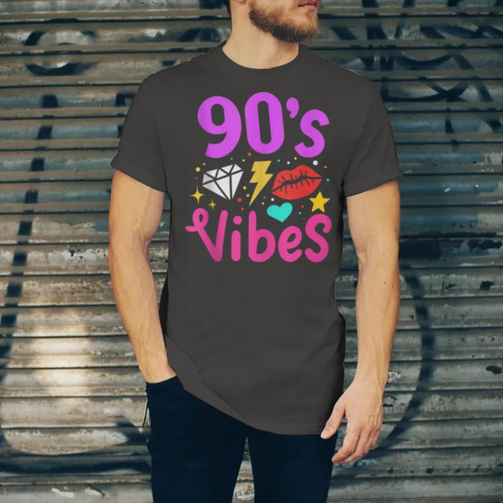 90S Vibes 90S Music Party Birthday Lover Retro Vintage Unisex Jersey Short Sleeve Crewneck Tshirt