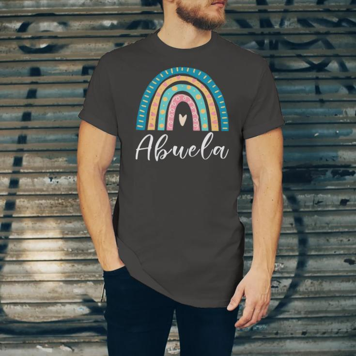 Abuela Rainbow For Matching Birthday Jersey T-Shirt
