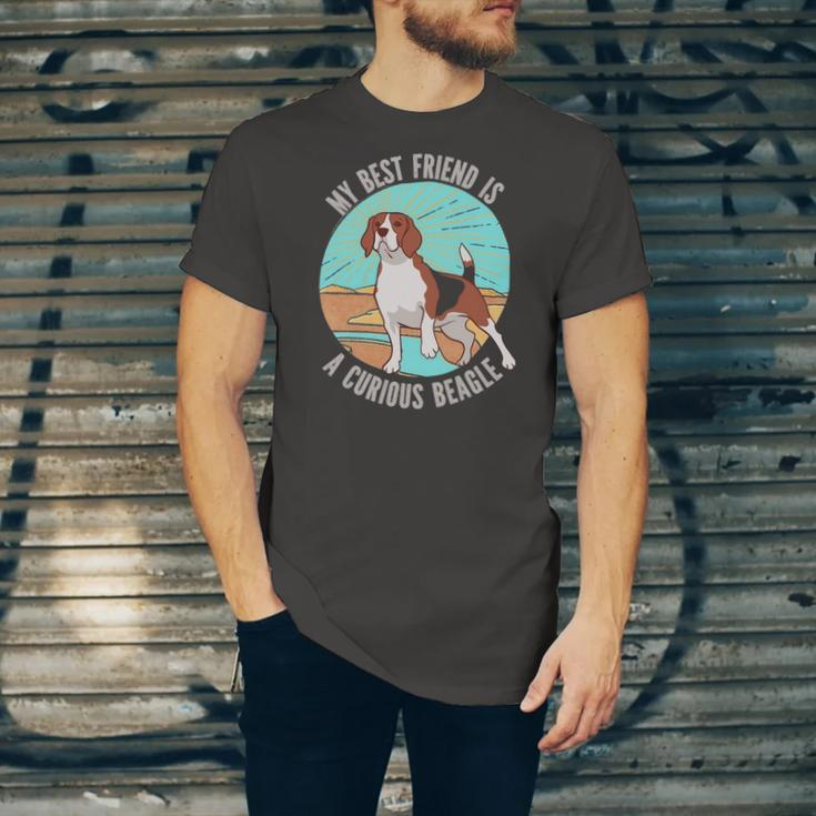 My Best Friend Is A Curious Beagle Kids Jersey T-Shirt