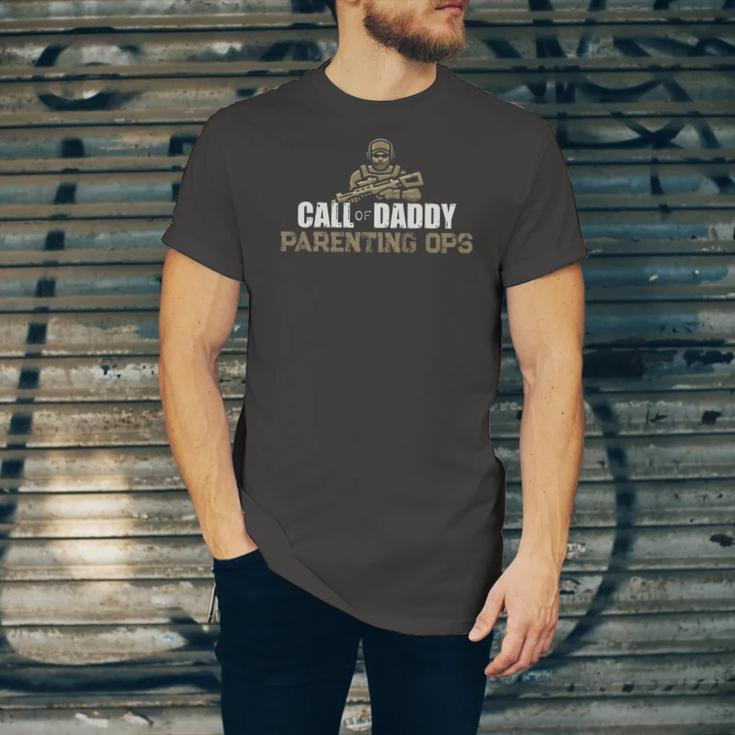 Call Of Daddy Parenting Ops Gamer Dads Fathers Day Jersey T-Shirt