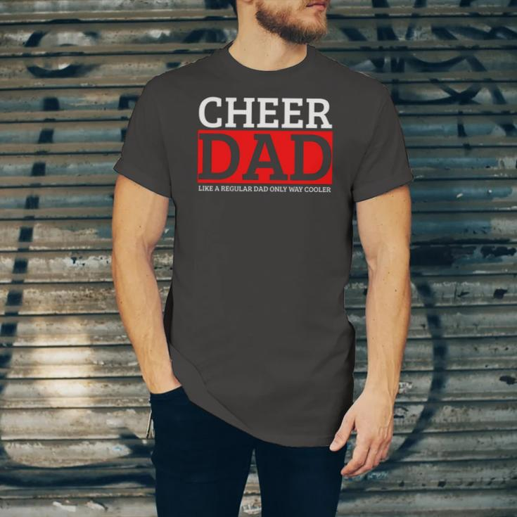 Cheer Dad Daddy Papa Father Cheerleading Jersey T-Shirt