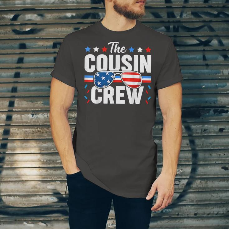 Cousin Crew 4Th Of July Patriotic American Matching Jersey T-Shirt