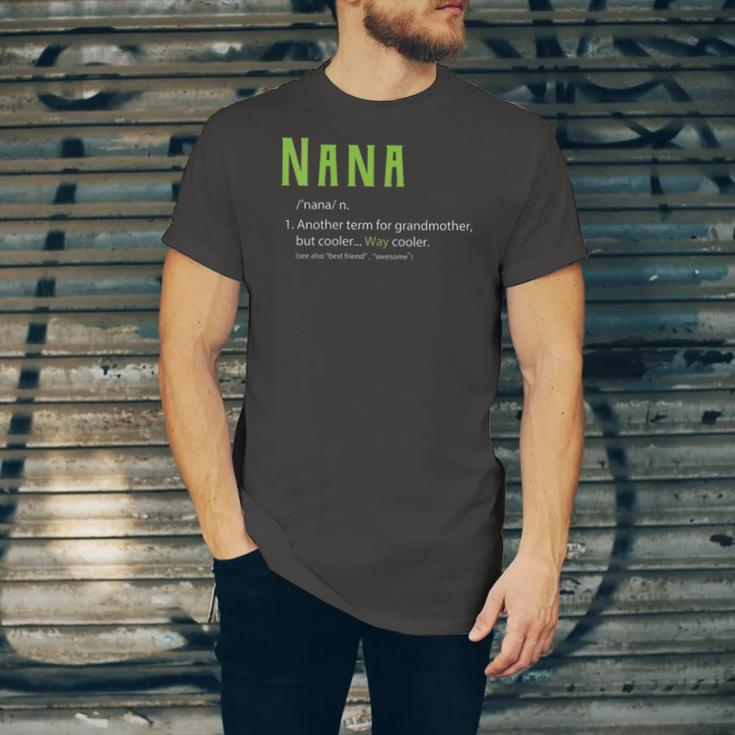 Cute Nana For Grandma Another Term For Grandmother Jersey T-Shirt