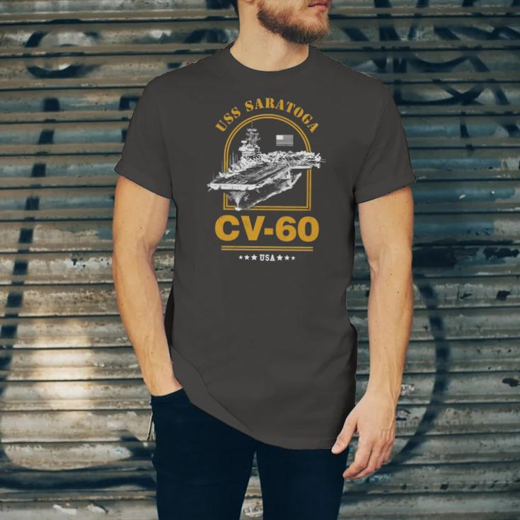 Cv-60 Uss Saratoga United States Navy Jersey T-Shirt