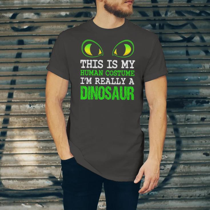 Dinosaur Halloween Costume Cute Belly Kids Jersey T-Shirt