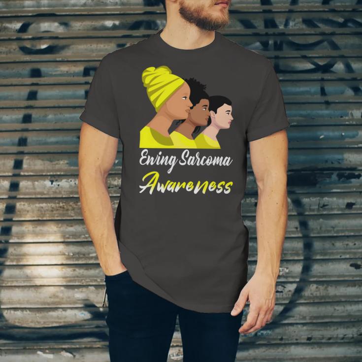 Ewings Sarcoma Awareness Yellow Women Ewings Sarcoma Ewings Sarcoma Awareness Unisex Jersey Short Sleeve Crewneck Tshirt