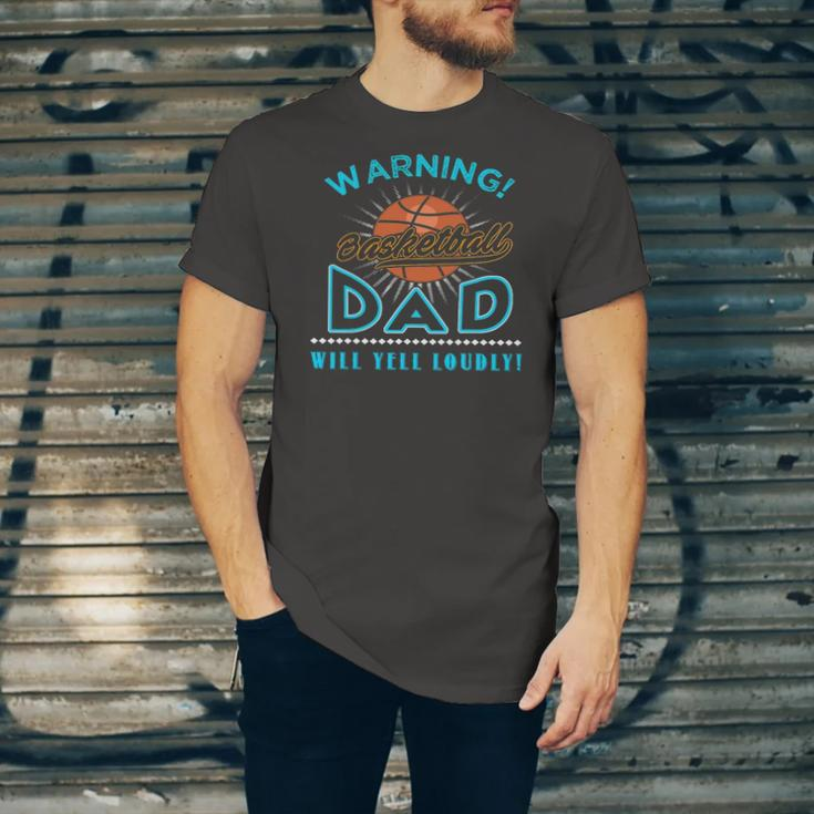 Fathers Day Sport Basketball Dad Jersey T-Shirt