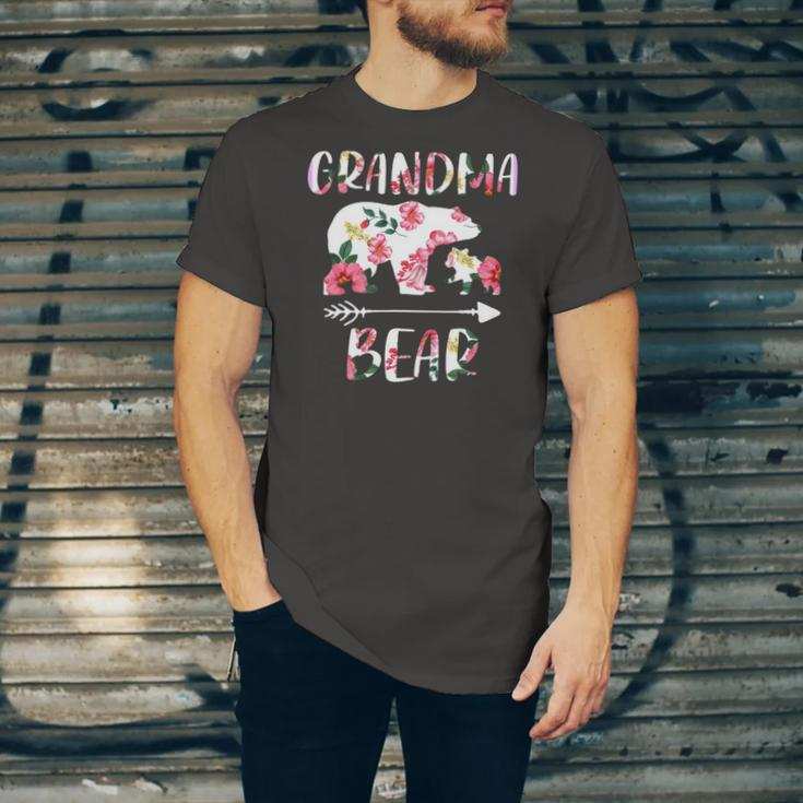Floral Bear Matching Outfits Grandma Bear Jersey T-Shirt