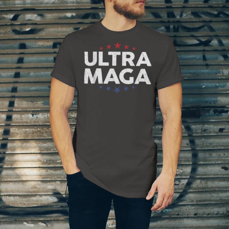 Funny Anti Joe Biden Ultra Maga Support Trump Patriotic Unisex Jersey Short Sleeve Crewneck Tshirt