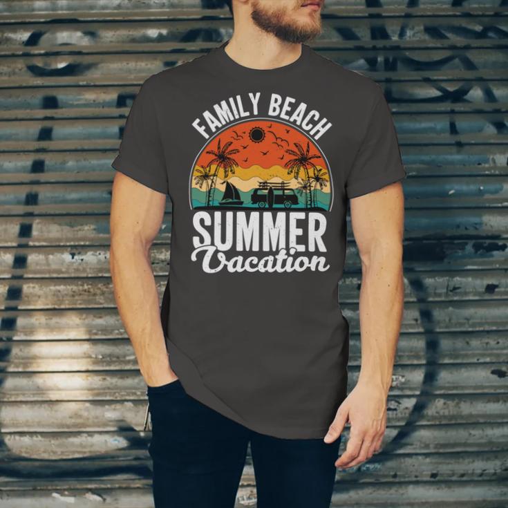 Funny Enjoy The Summer Family Beach Summer Vacation Unisex Jersey Short Sleeve Crewneck Tshirt