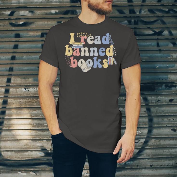 Funny I Read Banned Books Lovers Books Unisex Jersey Short Sleeve Crewneck Tshirt