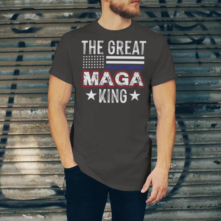 Funny The Great Maga King Trump 2022 Amp 2024 Unisex Jersey Short Sleeve Crewneck Tshirt