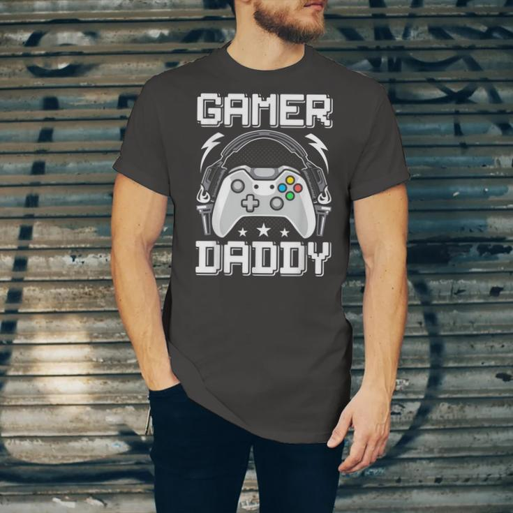Gamer Daddy Video Gamer Gaming Unisex Jersey Short Sleeve Crewneck Tshirt