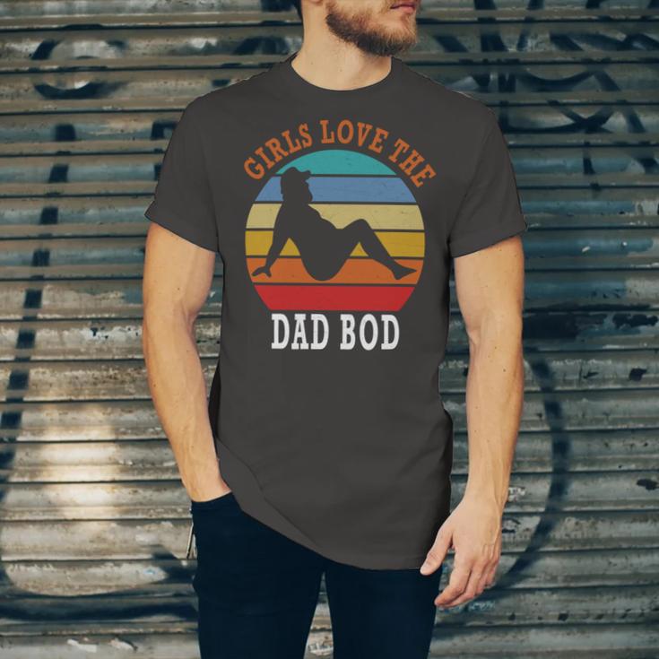 Girls Love The Dad Bod Unisex Jersey Short Sleeve Crewneck Tshirt