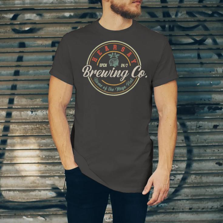 Hearsay Brewing Co Home Of The Mega Pint That’S Hearsay Unisex Jersey Short Sleeve Crewneck Tshirt
