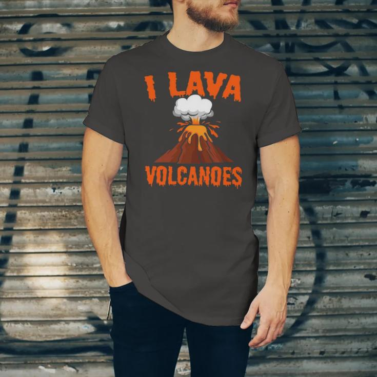 I Lava Volcanoes Geologist Volcanologist Magma Volcanology Jersey T-Shirt