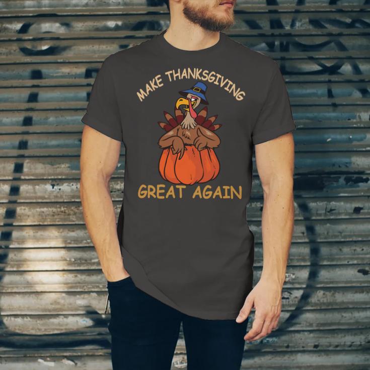 Make Thanksgiving Great Again Funny 1 Shirt Unisex Jersey Short Sleeve Crewneck Tshirt