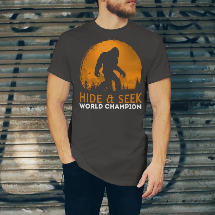 Market Trendz Bigfoot Hide And Seek Champion 405 Trending Shirt Unisex Jersey Short Sleeve Crewneck Tshirt