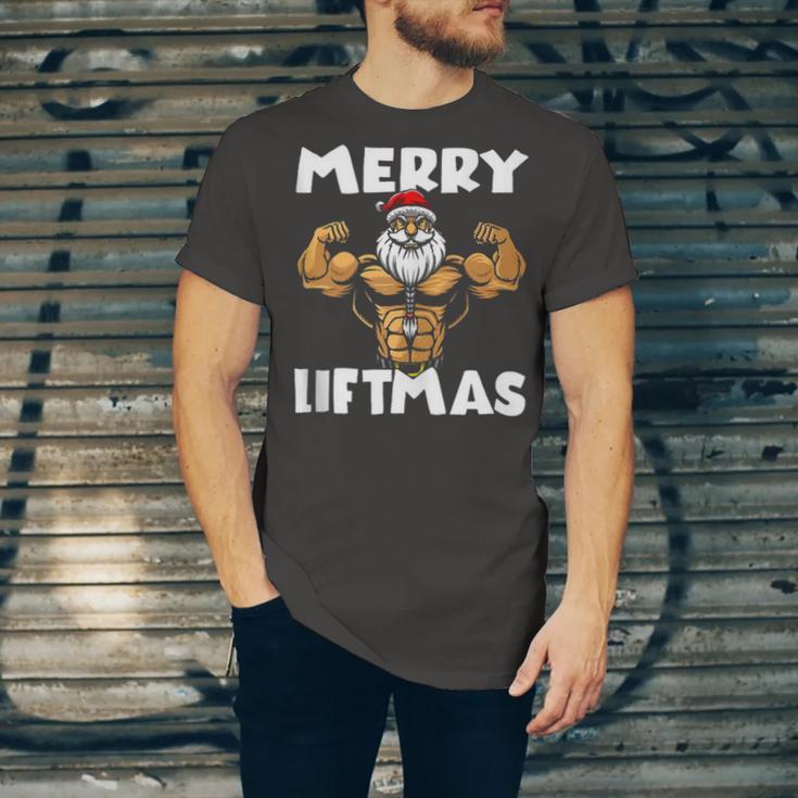 Merry Liftmas 300 Trending Shirt Unisex Jersey Short Sleeve Crewneck Tshirt