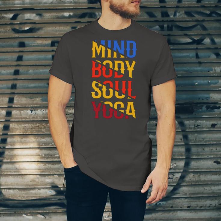 Mind Body Soul Yoga 114 Trending Shirt Unisex Jersey Short Sleeve Crewneck Tshirt