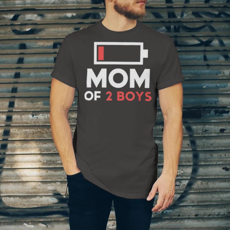 Mom Of 2 Boys Shirt From Son Mothers Day Birthday Women Active 154 Trending Shirt Unisex Jersey Short Sleeve Crewneck Tshirt